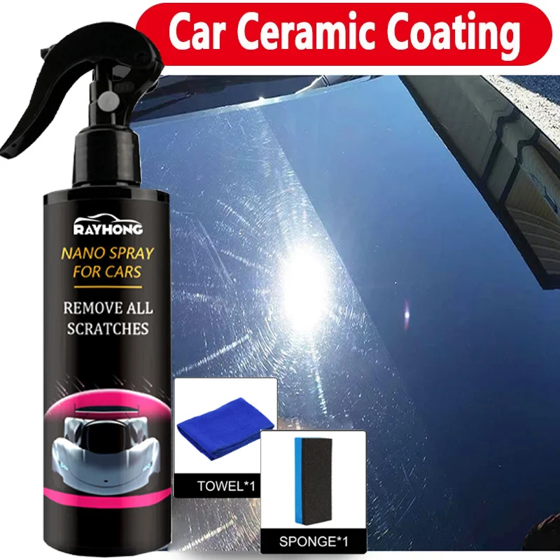 Car Wax Ceramic Coating - Revêtement céramique pour voitures, spray de
