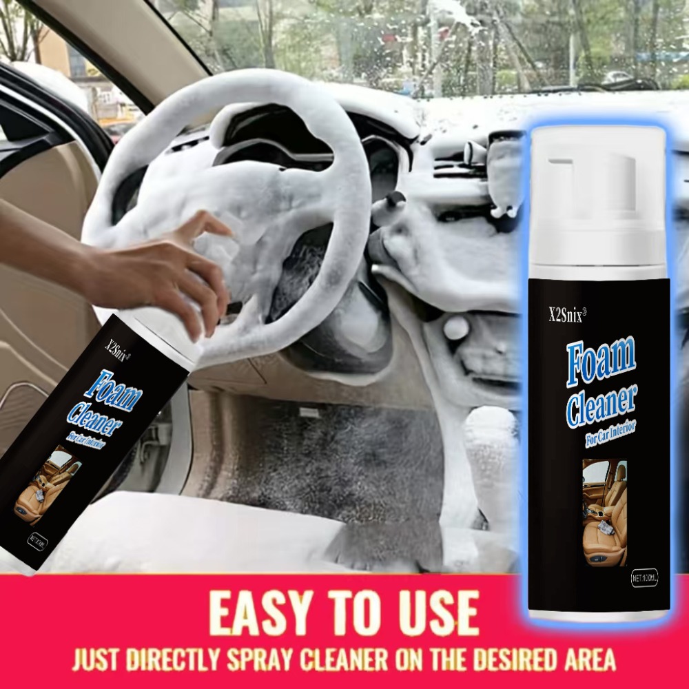Leather Cleaner Interior - Nouveau nettoyant mousse multifonctionnel pour l'intérieur